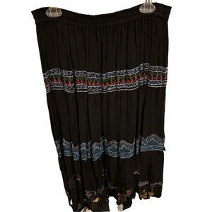 Vintage Lizwear long skirt black women’s size small